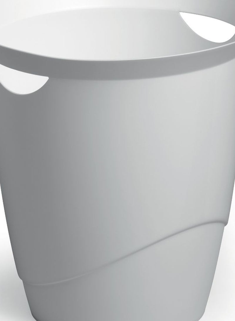 Durable - Waste Bin Basket With Handy Handle White - Image 1