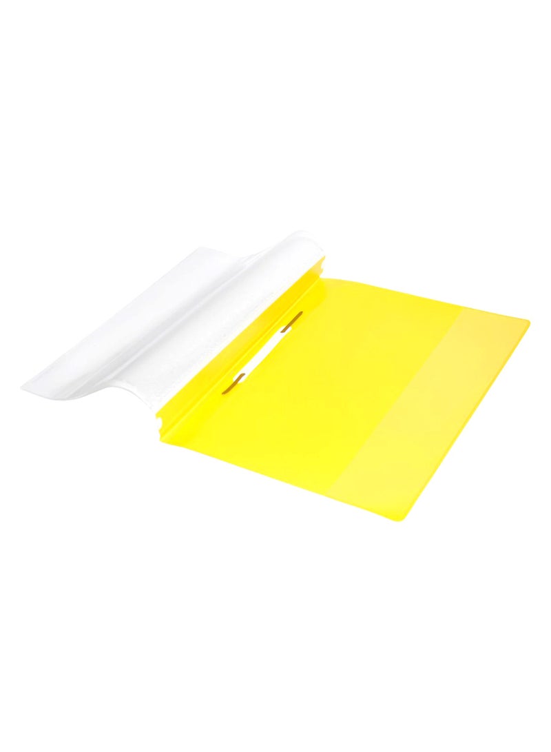 Durable 25-Piece A4 Duraplus Offer File Set Yellow/Clear - Image 1