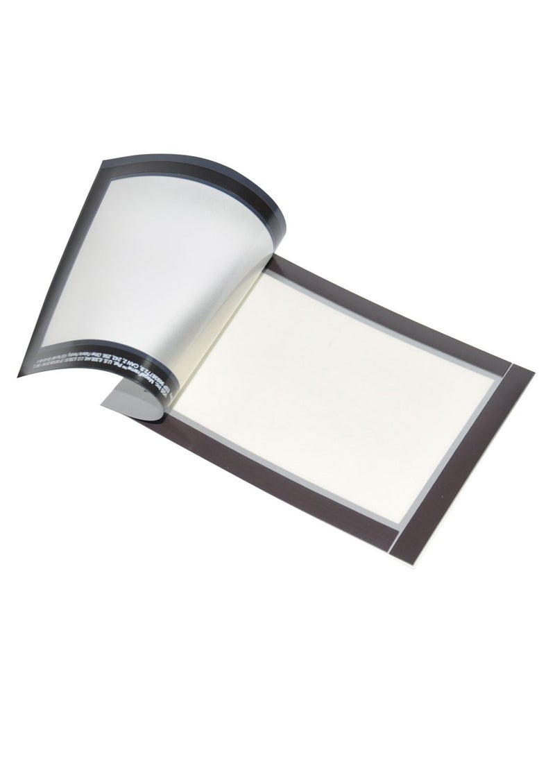 Durable 2-Piece Magnetic Frame Set Black/Clear/Grey  - Image 2