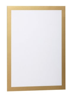 Durable 2-Piece A4 Magnetic Frame Set Gold/Clear  - Image 1