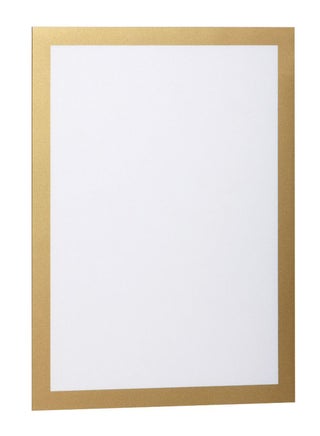 طقم إطارات مغناطيسية مقاس A4 مكون من قطعتين ذهبي/شفاف - v1568352352/N29802955A_1