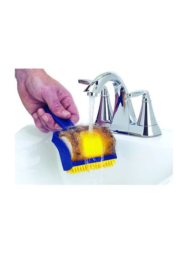 Lint Roller With Built-In Fingers Yellow/Blue - Image 2