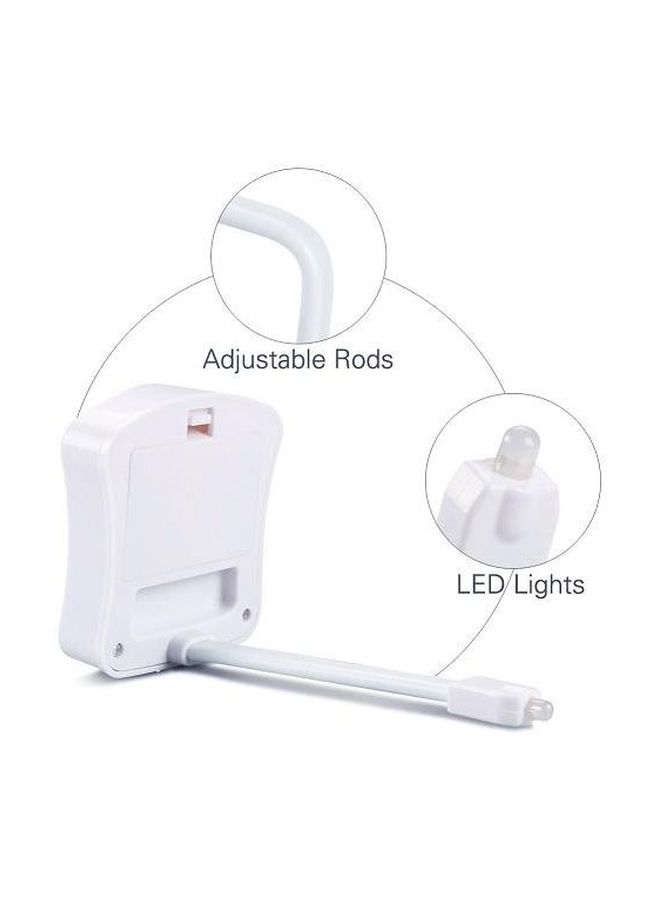 ضوء LED للمرحاض يعمل بجهاز استشعار للحركة متعدد الألوان 6x7x1.8سم  - Image 4