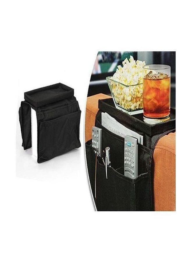 Arm Rest Organizer And TV Tray Black - Image 3