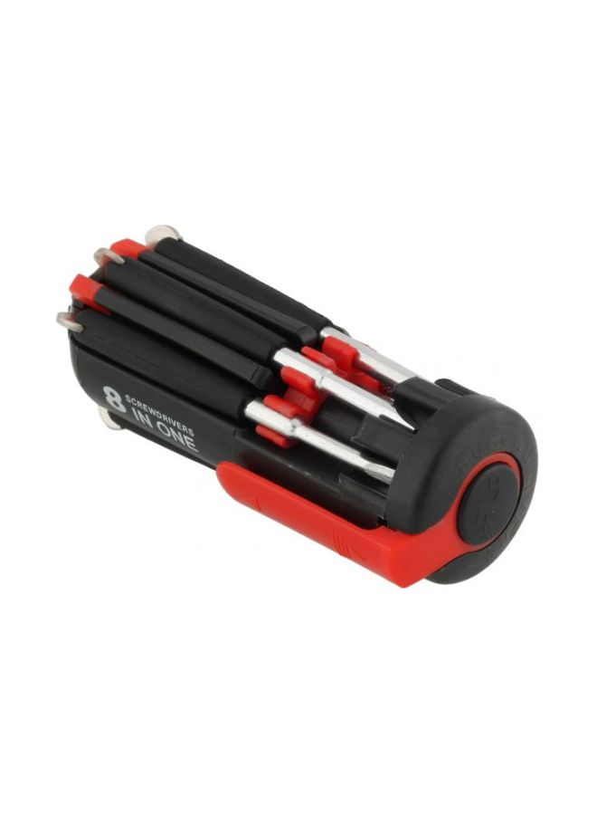 8-In-1 Multi-End Screwdriver Black/Red  - Image 3