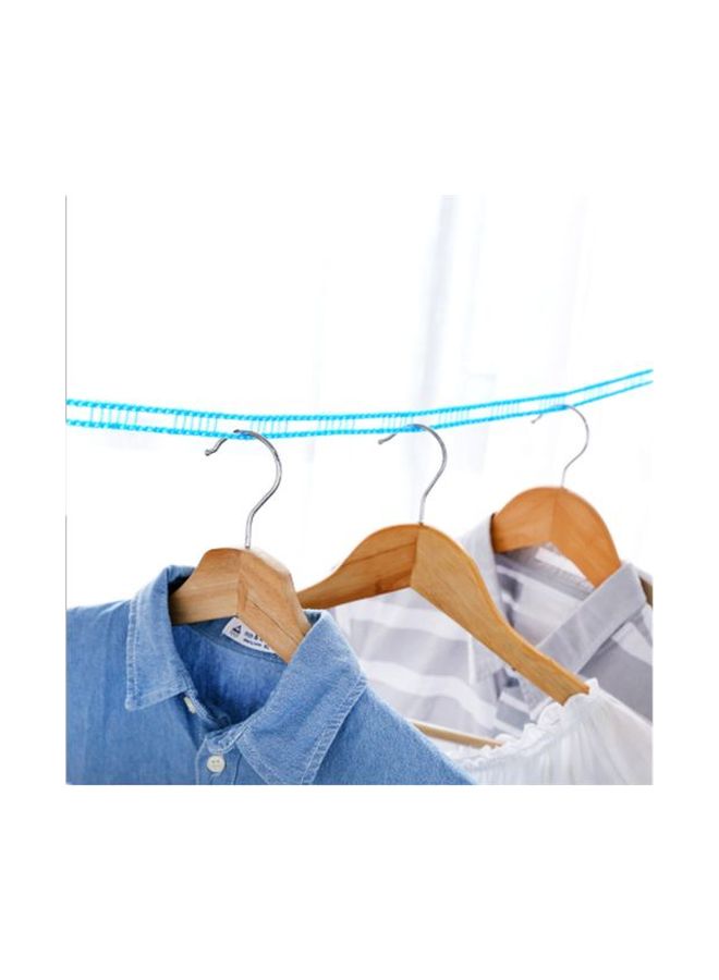 Nylon Drying Rope With Hooks Blue 7.8x5x1.6inch - Image 4