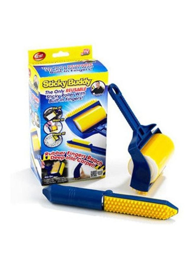 Sticky Buddy 2-Piece Lint Roller Blue/Yellow 20x11centimeter - Image 2