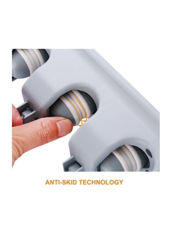 5-Hook Wall Mounted Tool Organizer Grey - Image 3