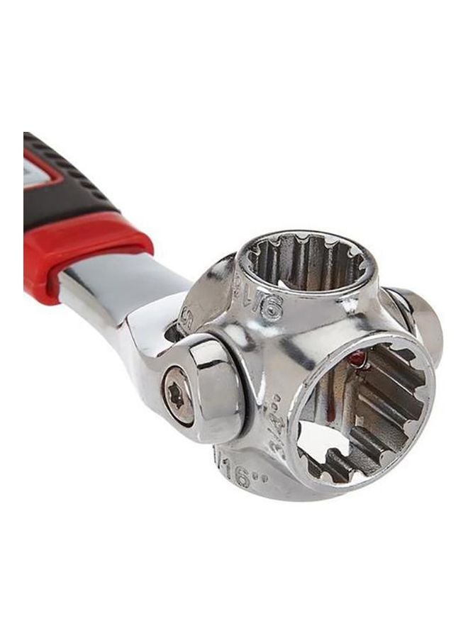 48-In-1 360 Degree Rotating Head Socket Wrench Silver/Black/Red 25x5x4cm  - Image 3