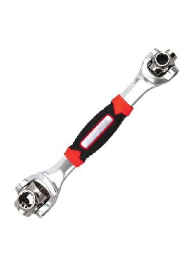 Multifunctional Wrench Tool Silver/Black/Red  - Image 1