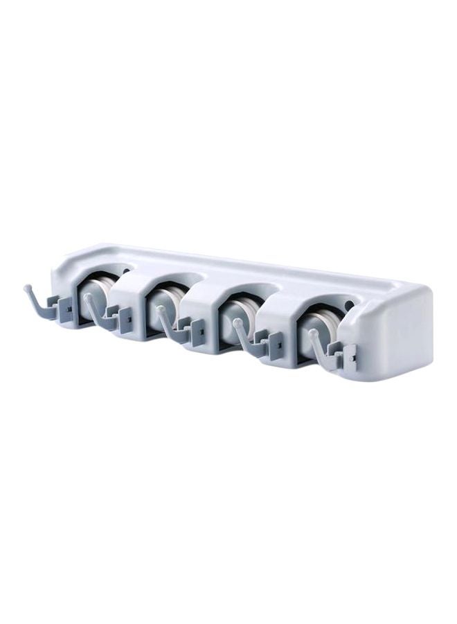 Generic Plastic Broom Holder Grey  - Image 1