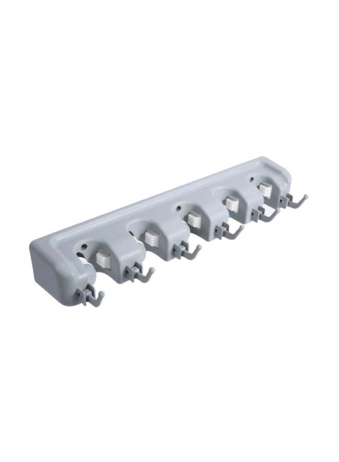 Generic Wall Mount Mop Holder Grey 40.5x8x6cm  - Image 1