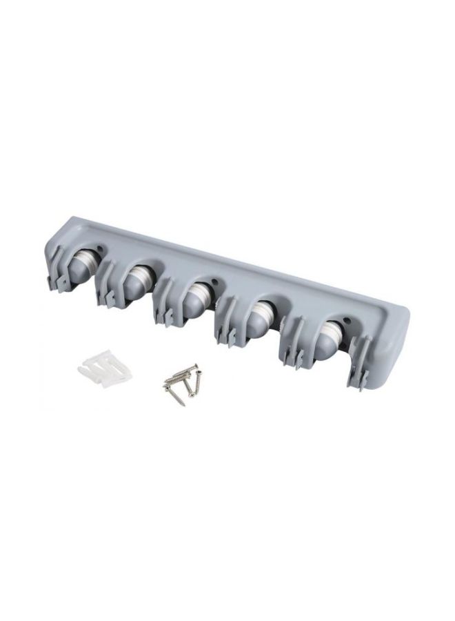 Generic Wall Mount Mop Holder Grey 40.5x8x6cm  - Image 3