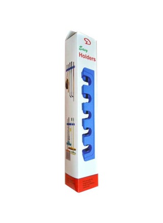حامل للممسحة والمكنسة يثبت على الجدار أزرق 40x5سم - v1568356540/N29906533A_1