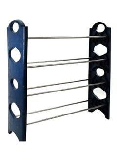 Shoe Organizer Blue/Silver