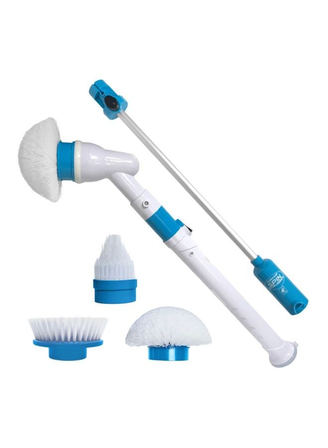 Hurricane Rechargeable Spin Scrubber White/Blue 5.9x21.4x6.4inch 