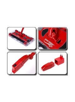 Swivel Cordless Cleaning Sweeper Red/White  - Image 2