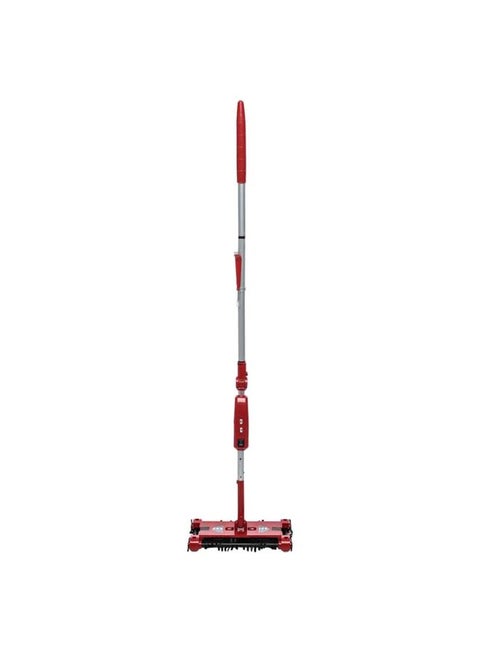 Cordless Rechargeable Swivel Sweeper Red/Grey
