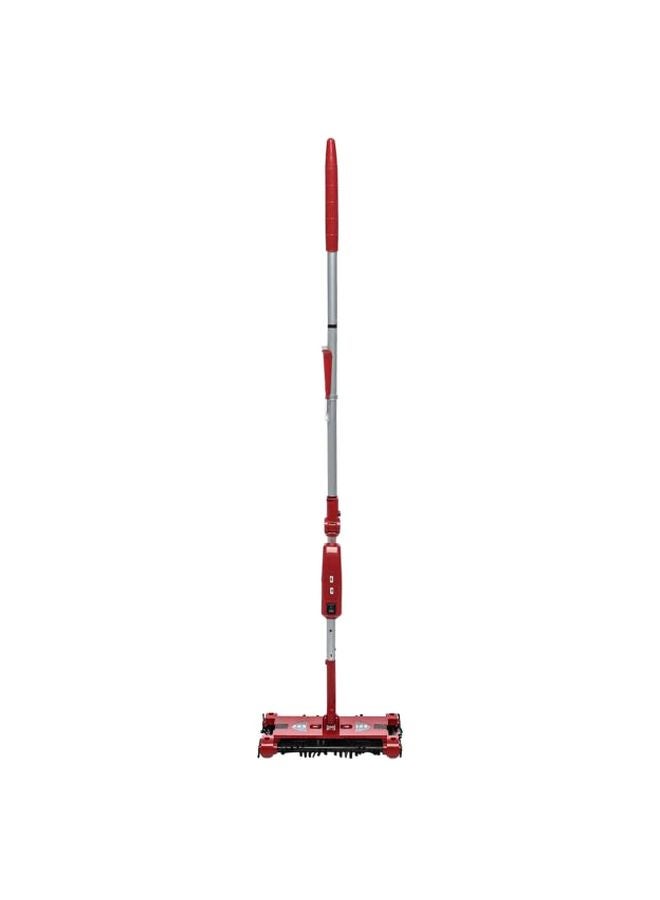Cordless Rechargeable Swivel Sweeper Red/Grey