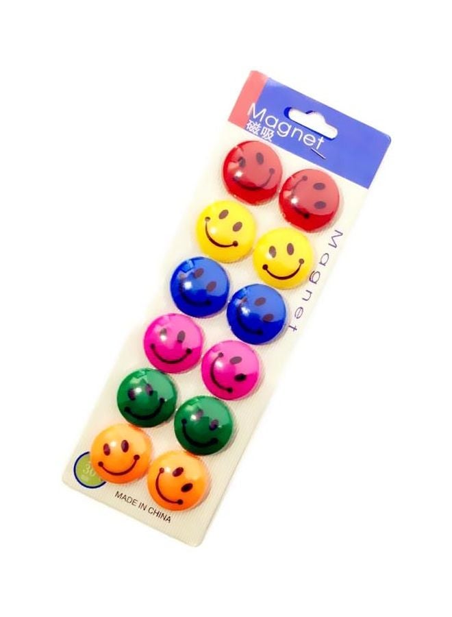 12-Piece Emoji Magnetic Button - Image 2