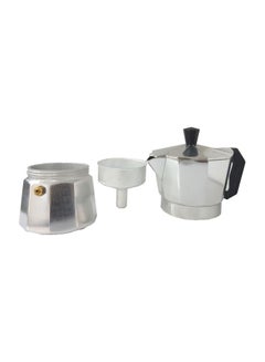 Generic Stove-Top Espresso Maker Silver/Black  - Image 2