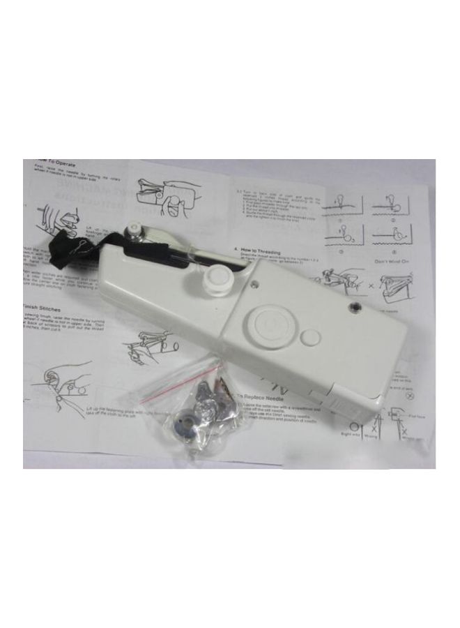 ماكينة خياطة ، لون أبيض/ فضي . 2724444828973 أبيض/فضي - Image 4