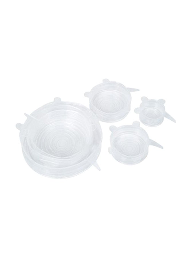 6-Piece Reusable Silicone Lid Multicolour