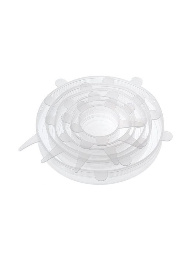 Generic 6-Piece Silicone Stretch Lids 2724711265715 Grey  - Image 2