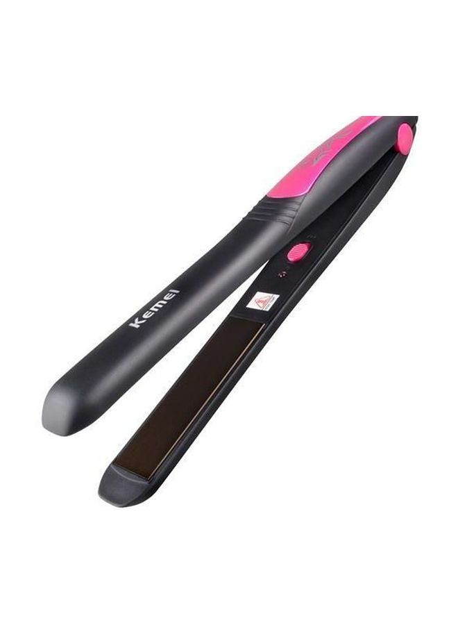 KM-328 Professional Hair Straightener Black/Pink 26.7x3cm - v1568358362/N29903478A_2