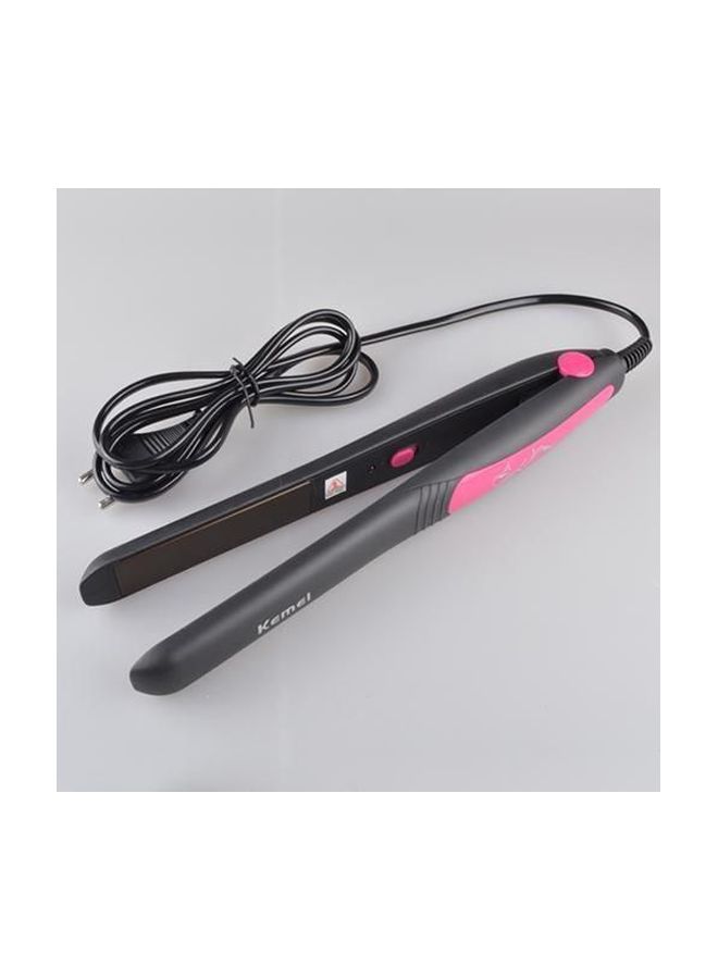 Kemei Professional Hair Straightener Black/Pink 26.7x3cm  - Image 4