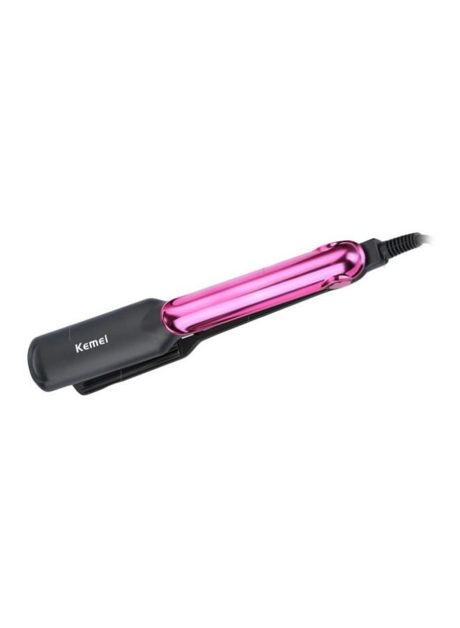 Kemei Hair Straightener Pink/Black  - Image 2