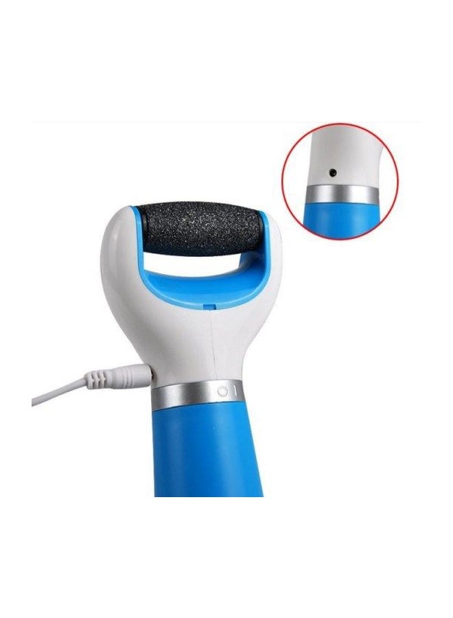 Battery Operated Callus Remover With 2 Heads Blue/White/Black - Image 3