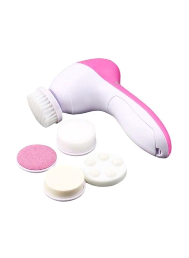 5-In-1 Electric Face Massager And Roller Pink/White - Image 1