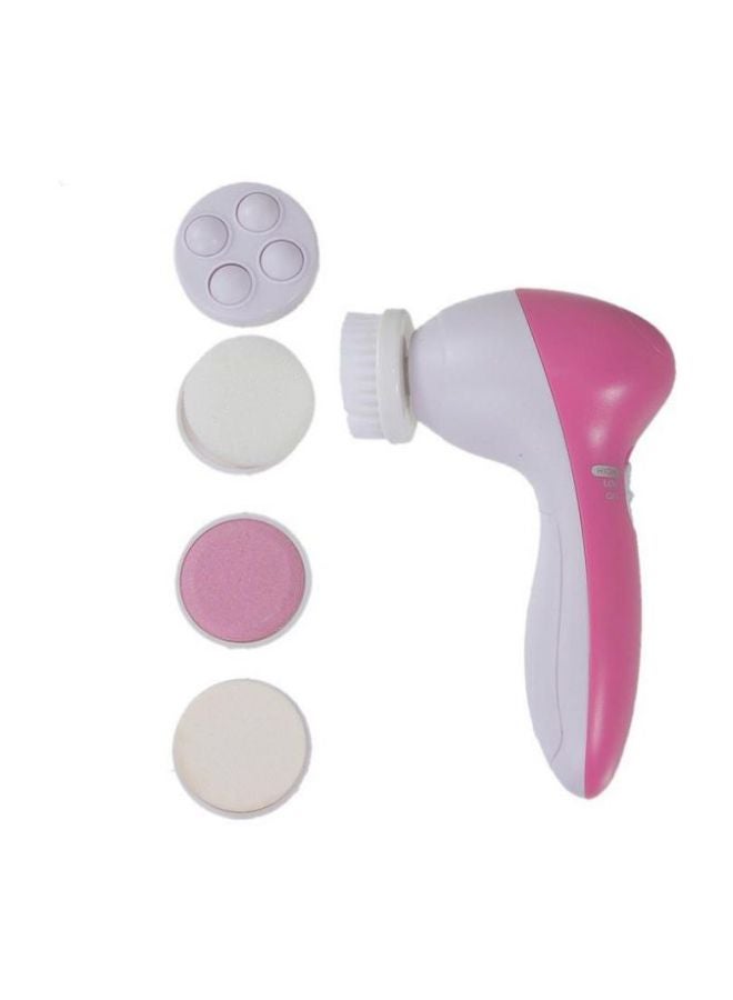 5-In-1 Electric Face Massager And Roller Pink/White - Image 4