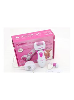Kemei Km-2502 Foot Care And Dead Skin Removal Pink/White  - Image 2