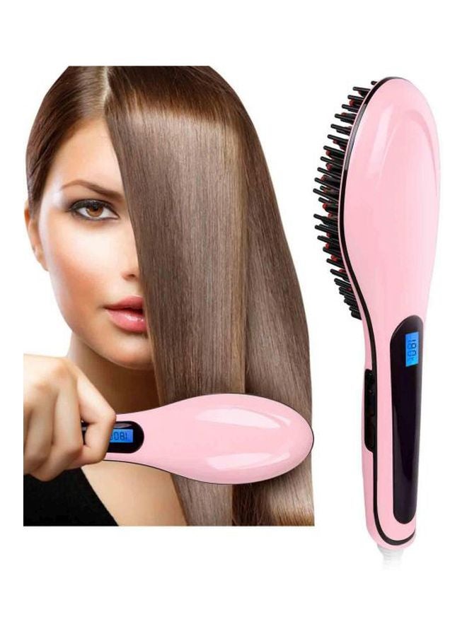 Fast Hair Straightener Corded Hair Straightener Pink/Black  - Image 3