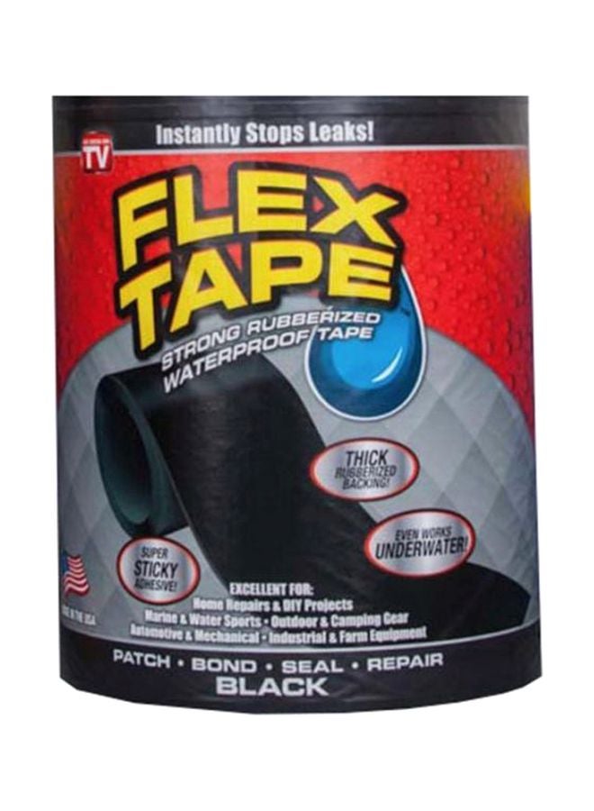 AS SEEN ON TV PVC Flex Tape Black  - Image 1