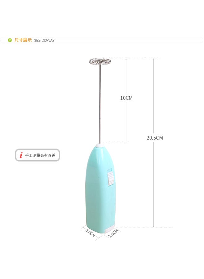 Generic Cordless Milk Frother Blue 4x2.5x21cmcm  - Image 2