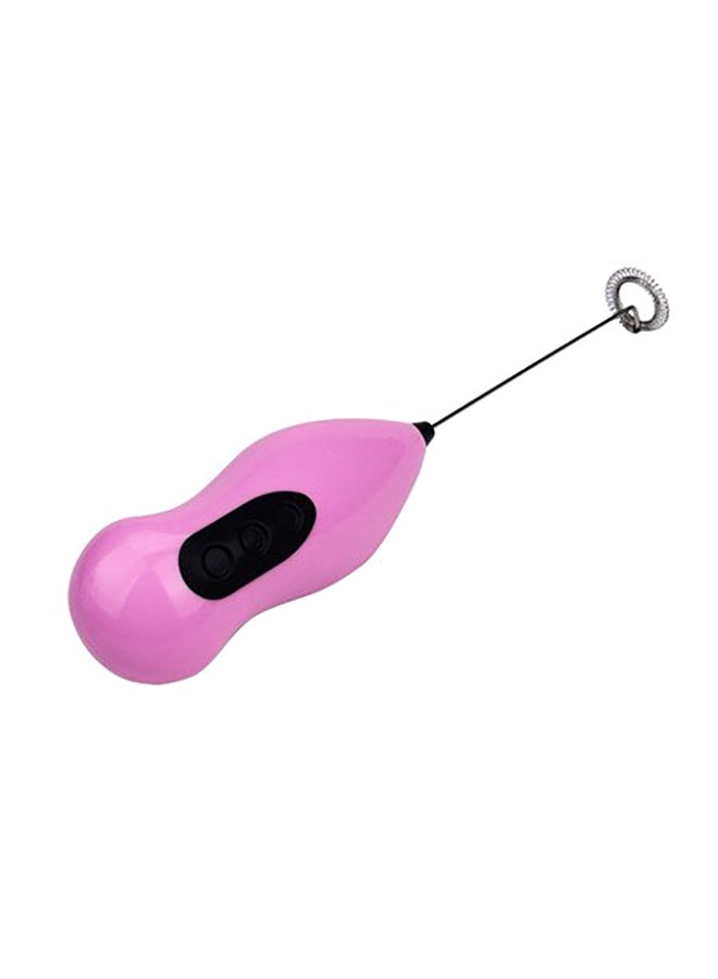 Stainless Steel Manual Egg Beater Pink 21x5x4.50cm