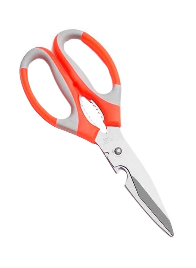 Generic Multi-Purpose Scissors Silver/Orange 