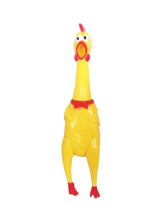 لعبة مطاطية بتصميم دجاجة صارخة مناسبة للحيوانات الأليفة