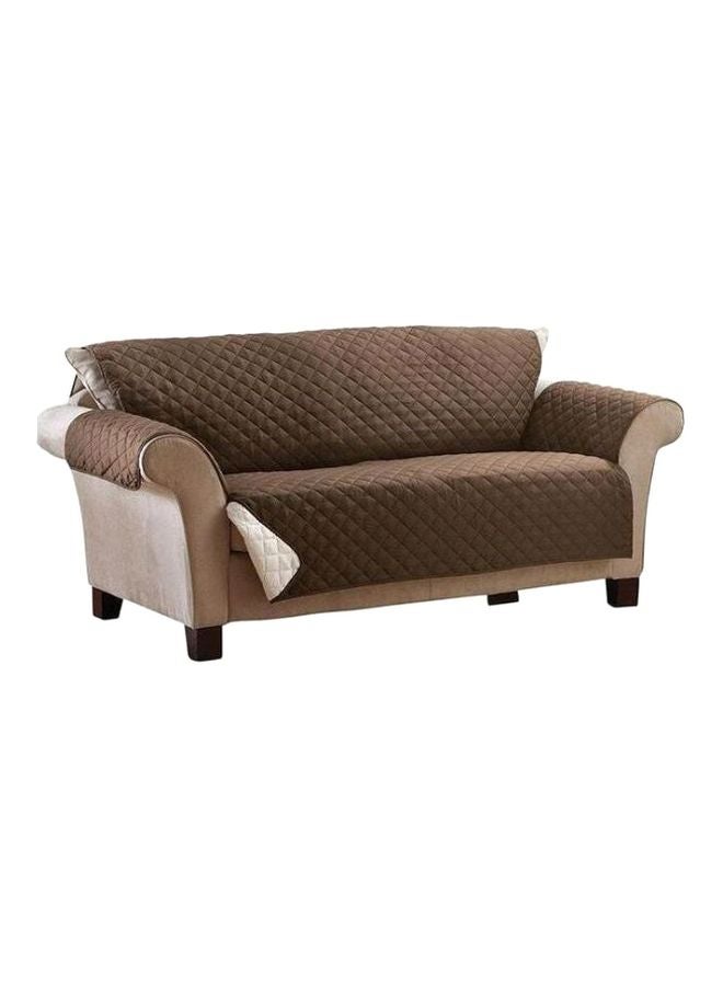 Waterproof Sofa Cover Brown - Image 1