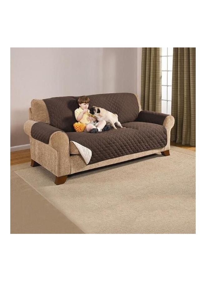 Waterproof Sofa Cover Brown - Image 4