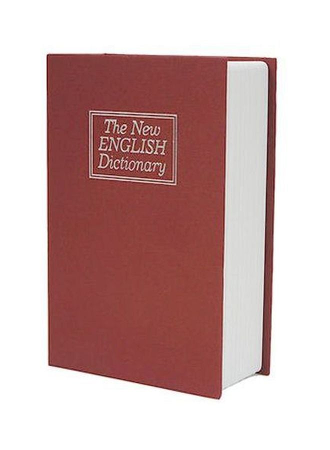 Safety Box With Key Red/Beige 24x15.5x55centimeter - Image 1