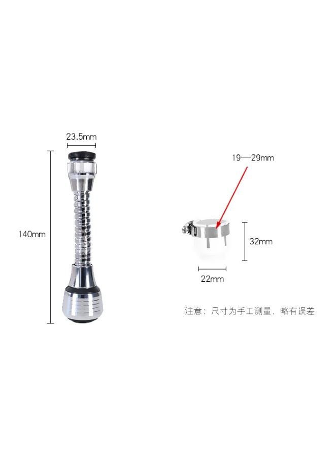 رشاش صنبور مرن فضي - Image 2