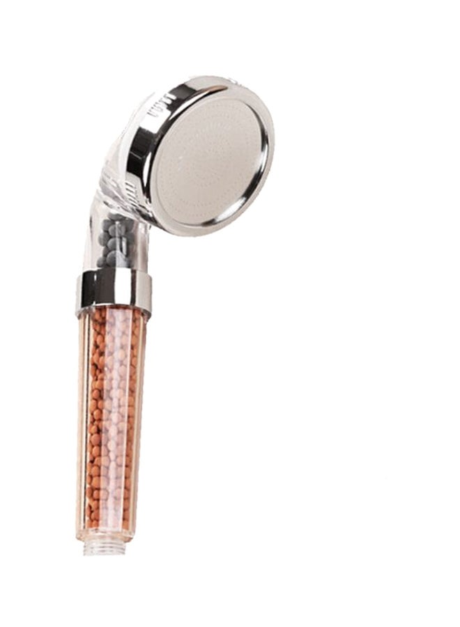 4-In-1 Shower Head Filter Clear/Brown/Silver L - Image 1