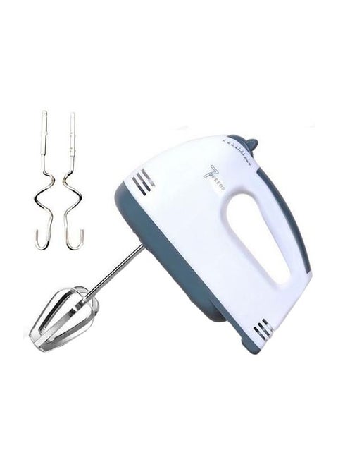 Electric Hand Mixer With Variable Speed Control 180W White/Grey/Silver