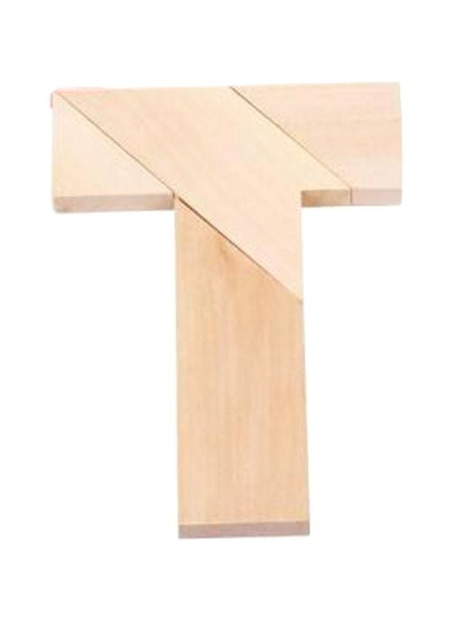 HIQU - Geometric Shapes Letter T Jigsaw Puzzles - Image 1
