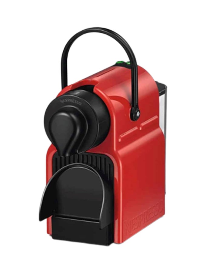 Nespresso Inissia Coffee Machine With Aeroccino Milk Frother 0.7 L 1200.0 W ACEUAE948341 Red/Black  - Image 1