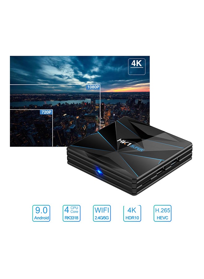 Smart Android TV Box HK1SUPER Black  - Image 3